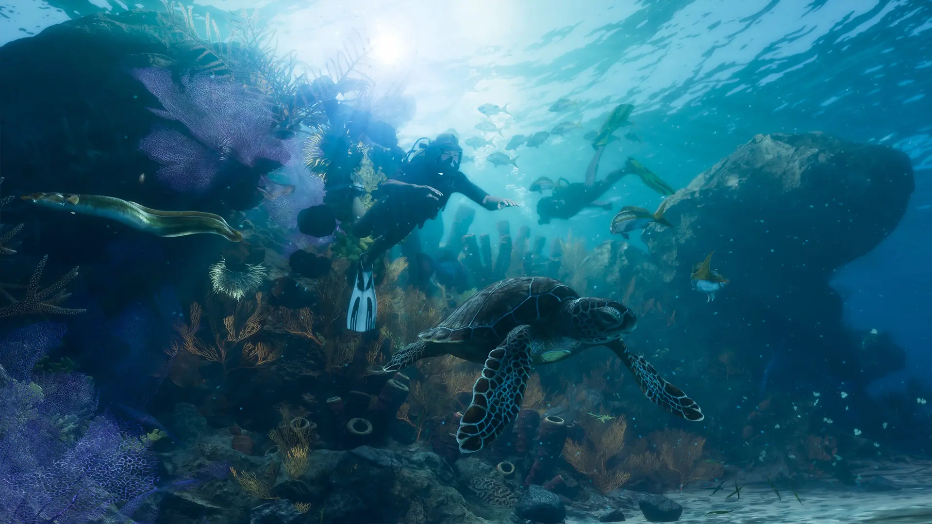 Underwater exploration near the Leonida Keys in GTA 6