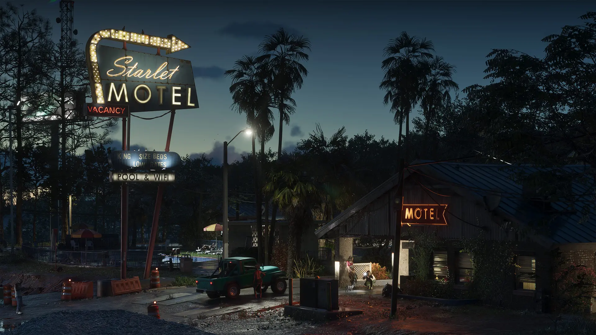 Port Gellhorn in GTA 6 with industrial areas, bridges and harbor facilities
