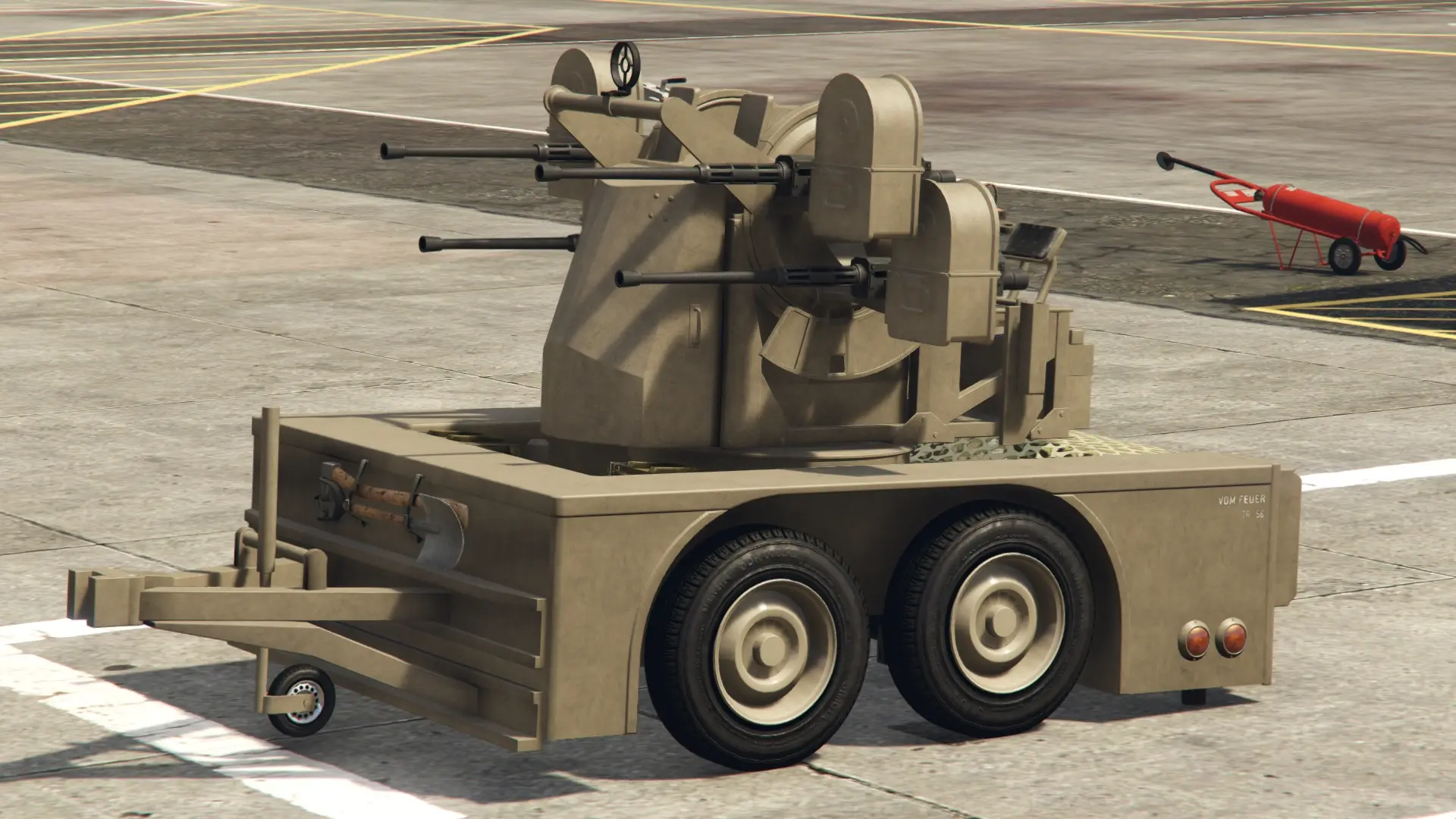 Anti-Aircraft Trailer in GTA